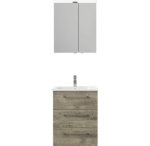 Koupelnová sestava Pelipal Sunline 121 Block dub 61 cm SET-121-158