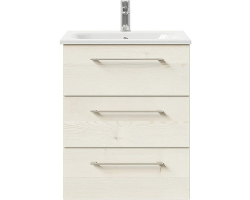 Skříňka pod umyvadlo se třemi zásuvkami a baterií