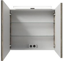Koupelnová sestava Pelipal Sunline 121 Block dub 81 cm SET-121-168