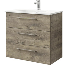 Koupelnová sestava Pelipal Sunline 121 Block dub 81 cm SET-121-168