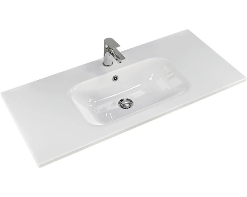 Umývadlová deska s umyvadlem a baterií