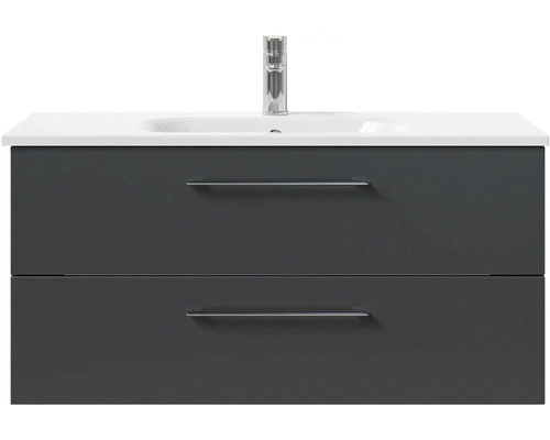 Skříňka pod umyvadlo se dvěma zásuvkami a umyvadlem