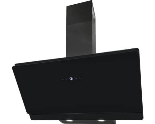 Černý odsavač par pro kuchyni