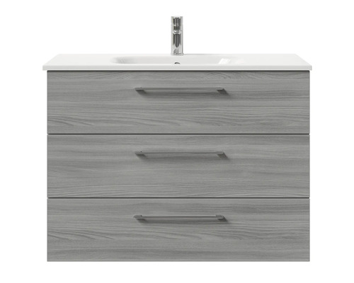 Skříňka pod umyvadlo se třemi zásuvkami, umyvadlem a baterií