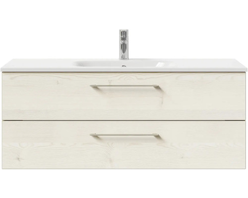 Skříňka pod umyvadlo se dvěma zásuvkami a umyvadlem