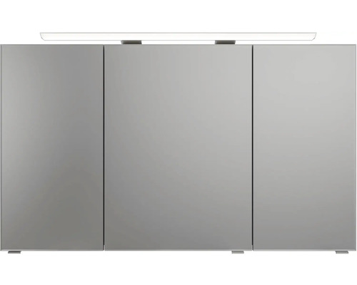 Zrcadlová skříňka se třemi dvířky a osvětlením