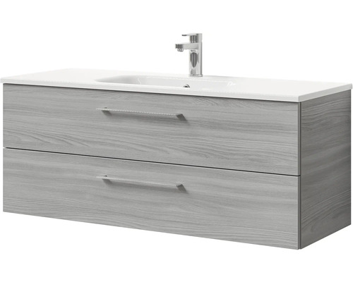 Skříňka pod umyvadlo se dvěma zásuvkami a baterií