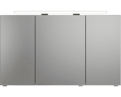 Zrcadlová skříňka se třemi dvířky a osvětlením