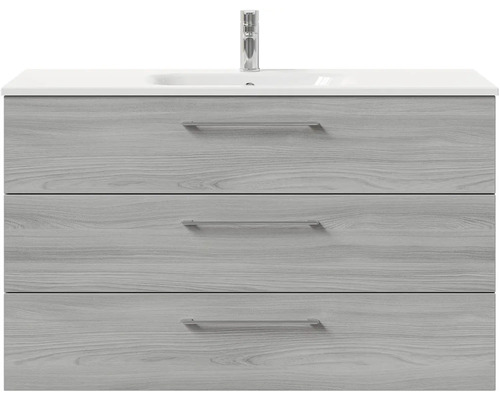 Skříňka pod umyvadlo se třemi zásuvkami a umyvadlem