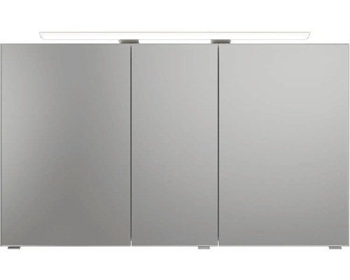 Zrcadlová skříňka se třemi dvířky a osvětlením