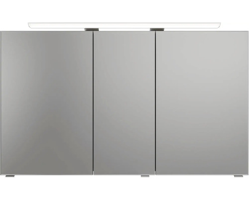 Zrcadlová skříňka se třemi dvířky a osvětlením