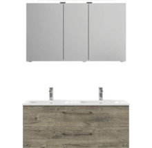 Koupelnová sestava Pelipal Sunline 121 Block dub 121 cm SET-121-193