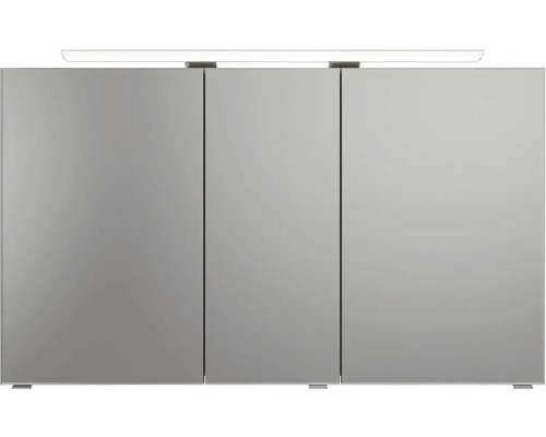 Zrcadlová skříňka se třemi dvířky a osvětlením