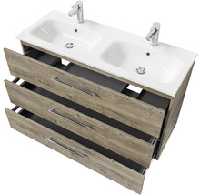 Koupelnová sestava Pelipal Sunline 121 Block dub 121 cm SET-121-198