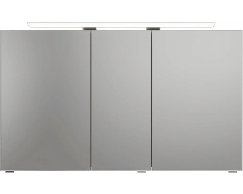 Zrcadlová skříňka se třemi dvířky a osvětlením