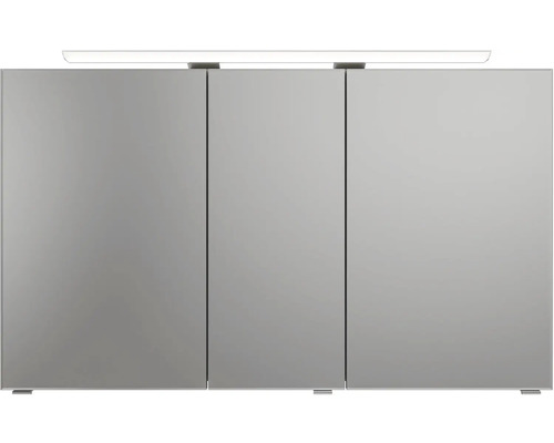 Zrcadlová skříňka se třemi dvířky a osvětlením