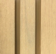 Detail dřevěného obkladu s perem a drážkou