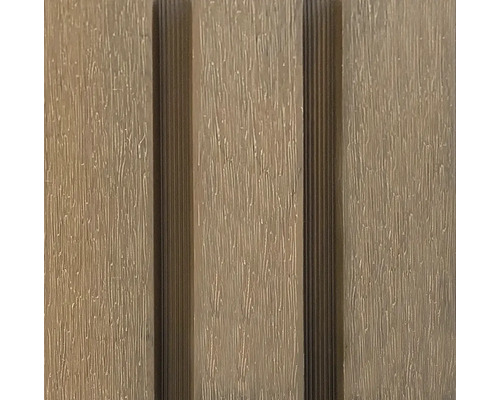 Detail dřevěné fasády s perem a drážkou