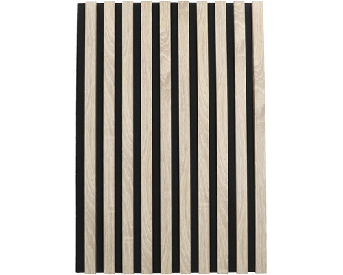 Dřevěný panel s vertikálními lamelami pro nástěnné dekorace