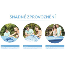 Návod na sestavení bazénu ve třech krocích