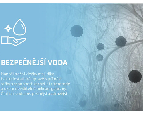 Bezpečnější voda díky nanofiltraci pro odstranění bakterií