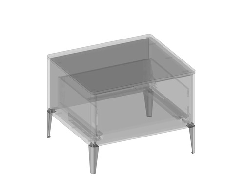 Konferenční stolek se čtyřmi nohami