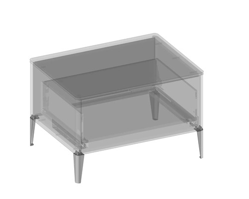 Skříňka pod umyvadlo se zásuvkou a nožičkami