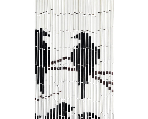 Dekorativní dřevěné dveřní závěsy s motivem ptáka