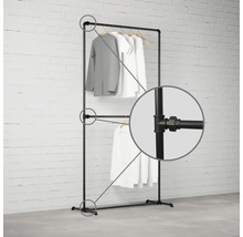 Věšák na šaty z trubek se dvěma úrovněmi pro zavěšení oblečení