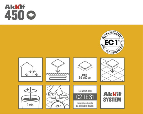 Informace o produktu a pokyny pro aplikaci Akkit 450