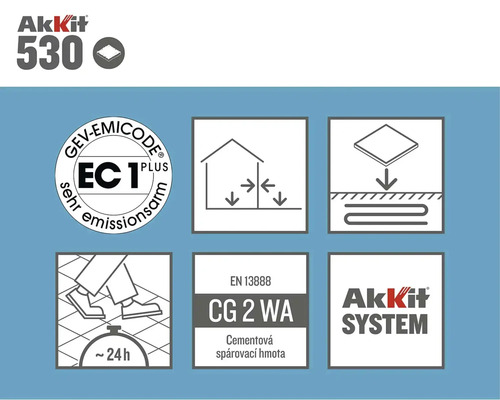 Akkit 530 – informace o produktu a certifikace
