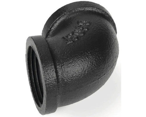 Černé litinové potrubní koleno s vnitřním závitem