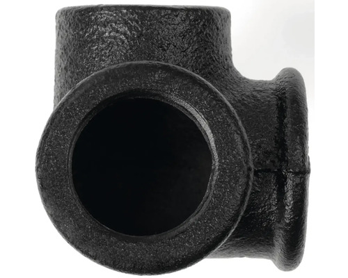 Černá litinová rohová tvarovka