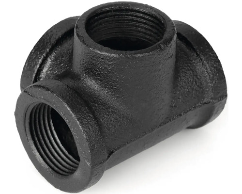 T-kus z temperované litiny s vnitřním závitem