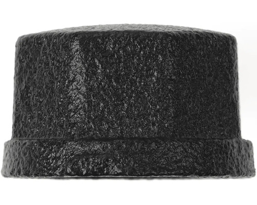 Černý litinový kryt potrubí