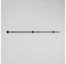 Kovová šatní tyč pro montáž na stěnu