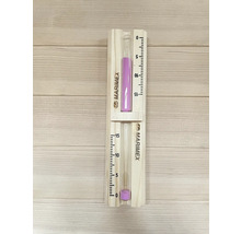 Saunové přesýpací hodiny s dřevěným rámem a stupnicí pro měření času