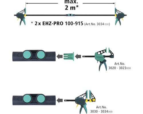 Wolfcraft rozpěrka zárubně dveří, podrobnosti o produktu a montáž