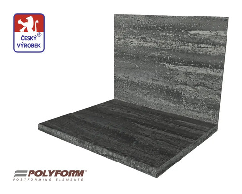 Pracovní deska se zvýšeným okrajem