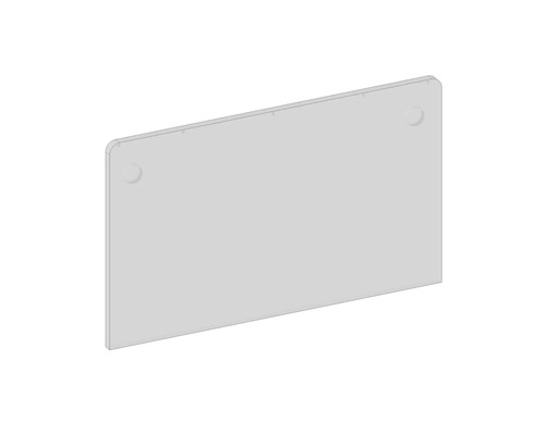 Obdélníková stavební deska s montážními otvory