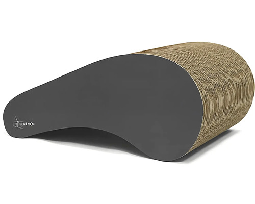 Škrabadlo pro kočky z kartonu s dřevěnou stranou