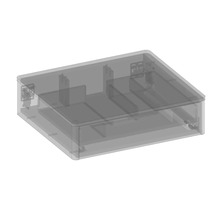 Koupelnová skříňka pod umyvadlo Devo Lotos bronzová/černá 60 x 16 x 53 cm LF-SUW1S60x16-F115