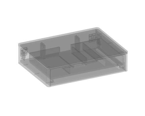 Prázdné pouzdro pro ukládání a ochranu předmětů.