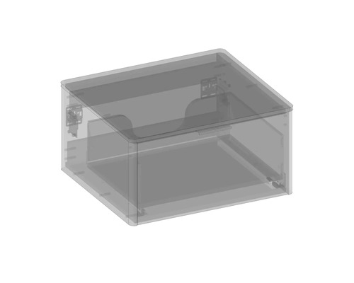 Prázdná univerzální krabice pro elektronické komponenty