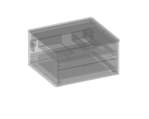 Plastová rozvodná skříň s průhledným víkem