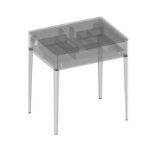 Koupelnová skříňka pod umyvadlo Devo Lotos bronzová/černá 70 x 76 x 53 cm LF-SUS1S70x76-F115