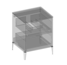 Koupelnová skříňka pod umyvadlo Devo Lotos bronzová/černá 60 x 76 x 53 cm LF-SUS2S60x76-F115