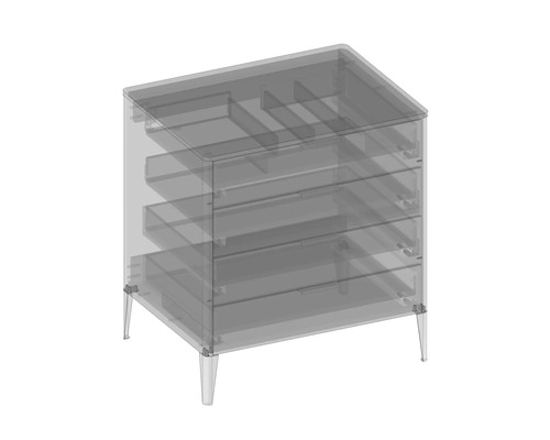 Komoda se čtyřmi zásuvkami