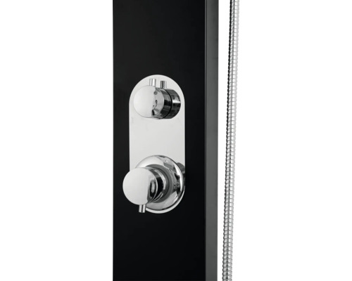 Sprchový panel s regulátory a sprchovou hadicí