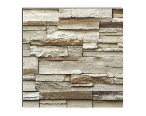 Nástěnný panel s vzhledem zdiva pro interiér